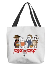 Horror Characters Trick Or Treat All-Over Tote tile
