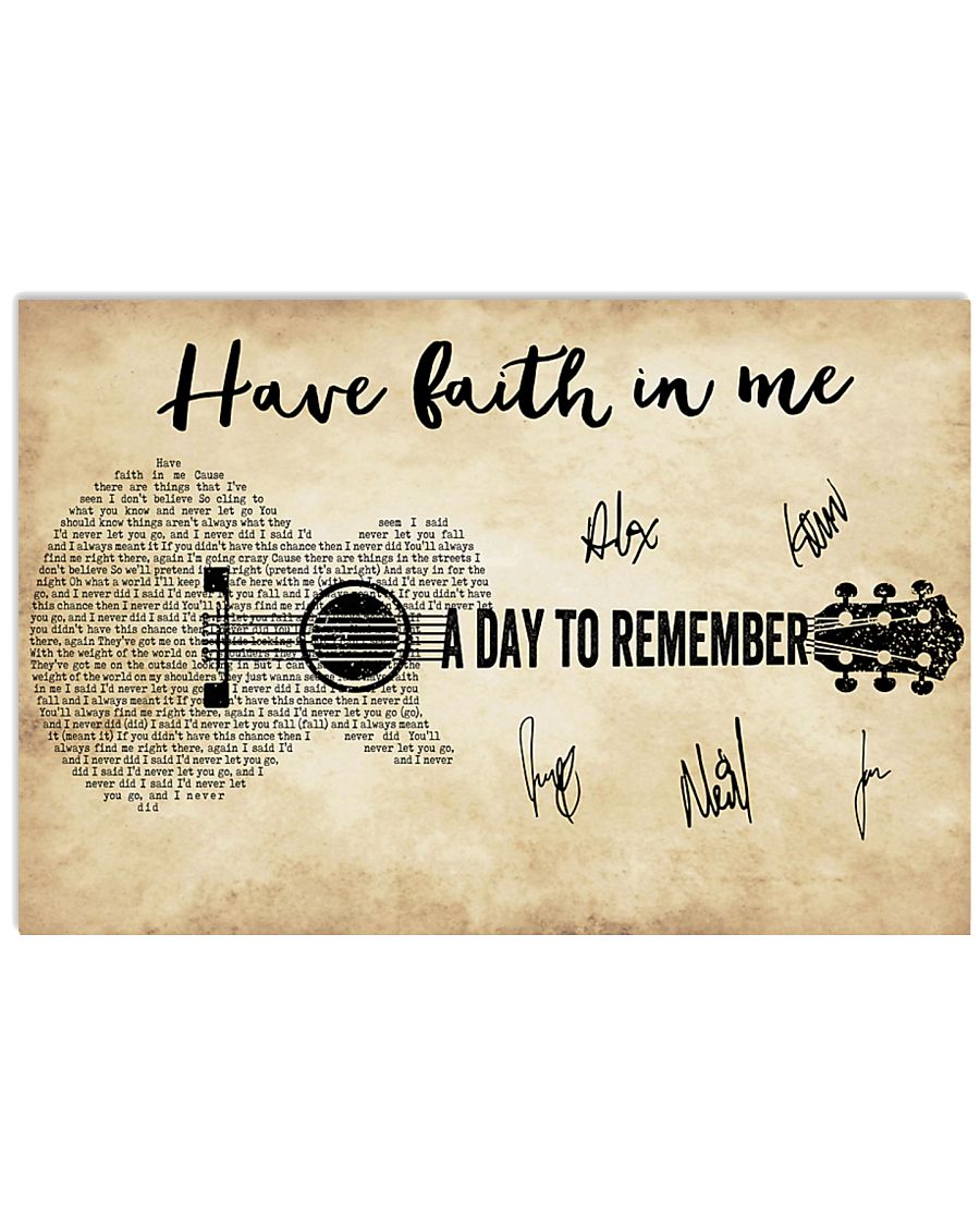 Have Faith In Me 36x24 Poster