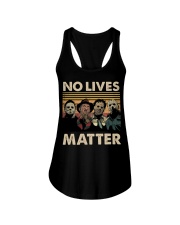 Horror Halloween Characters No Lives Matter Retro Ladies Flowy Tank tile