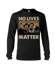 Horror Halloween Characters No Lives Matter Retro Long Sleeve Tee tile