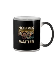 Horror Halloween Characters No Lives Matter Retro Color Changing Mug tile