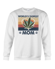Retro World's best dopest mom Crewneck Sweatshirt tile
