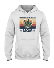 Retro World's best dopest mom Hooded Sweatshirt tile