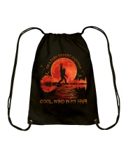 Bloodmoon guitar bigfoot Drawstring Bag tile