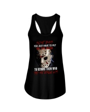 Some Days You Just Have To Put On The Mask Ladies Flowy Tank tile