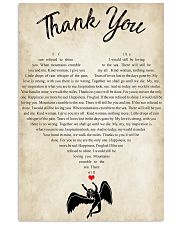 Thank You Vertical Poster tile
