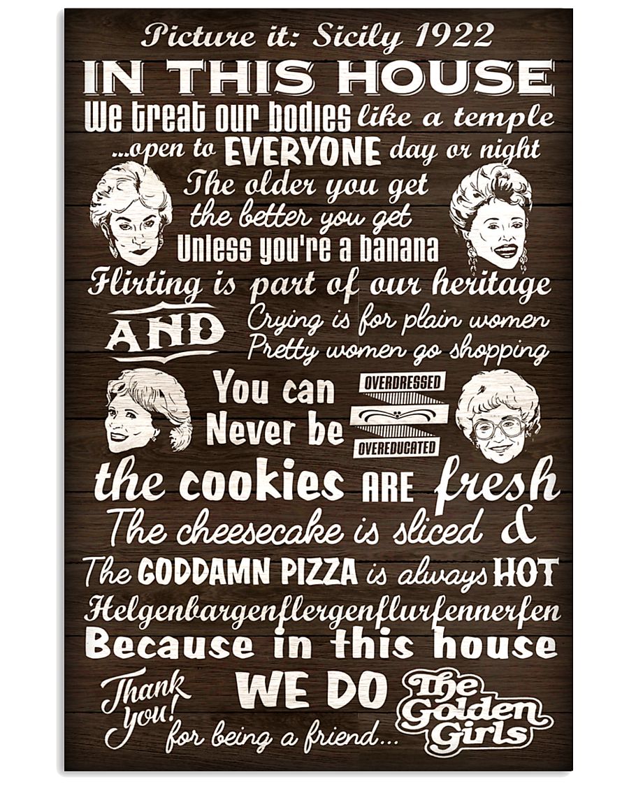 In This House 24x36 Poster