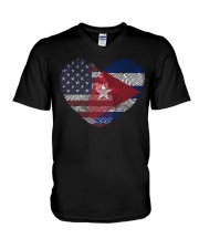 MY HEART Cuba V-Neck T-Shirt thumbnail