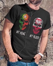 My home Portugal- Poland Classic T-Shirt lifestyle-mens-crewneck-front-4