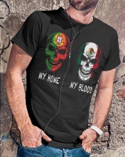 My home Portugal- Mexico Classic T-Shirt lifestyle-mens-crewneck-front-4