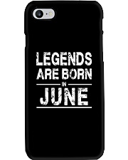 Legends are born in June Phone Case thumbnail