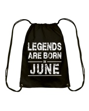 Legends are born in June Drawstring Bag thumbnail