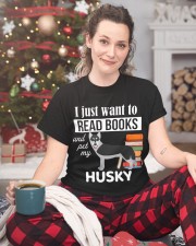 husky Ladies T-Shirt custom-t-shirts-classic-lifestyle-front-328