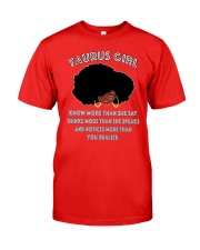 black girl taurus Classic T-Shirt front