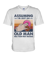 Assuming I'm Just An Old Man V-Neck T-Shirt tile