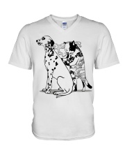 Tattoo Lovers V-Neck T-Shirt tile