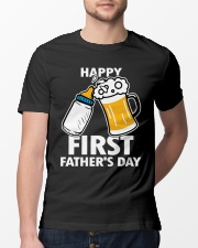HAPPY FIRST FATHER'S DAY Classic T-Shirt lifestyle-mens-crewneck-front-13