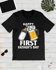 HAPPY FIRST FATHER'S DAY Classic T-Shirt lifestyle-mens-crewneck-front-17