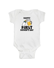 HAPPY FIRST FATHER'S DAY Onesie front