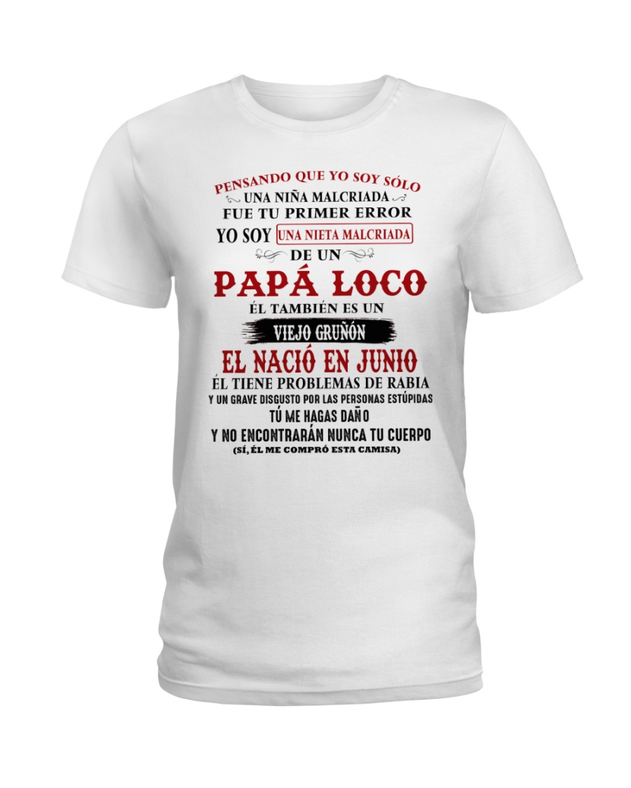 el tambien es un Viejo grunon junio Ladies T-Shirt