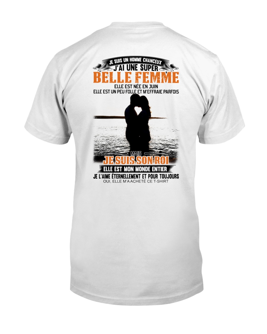 Elle Est Nee En 6 Classic T-Shirt