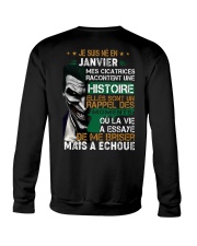 mes cicatrices racontent une histoire janiver Crewneck Sweatshirt thumbnail