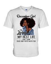 December Girl V-Neck T-Shirt thumbnail