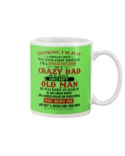crazy dad born in march Mug thumbnail