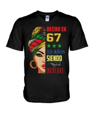 Hecho En 67 V-Neck T-Shirt thumbnail