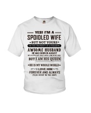 spoiled wife august Youth T-Shirt thumbnail
