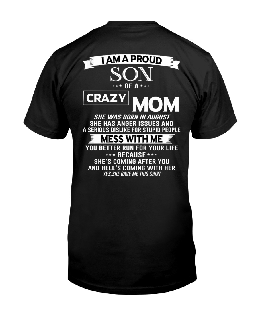 crazy mom august Classic T-Shirt