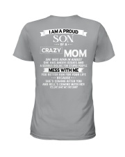 crazy mom august Ladies T-Shirt thumbnail