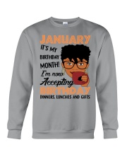 january accepting Crewneck Sweatshirt thumbnail