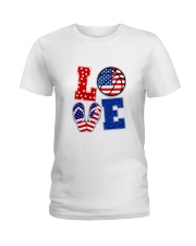 basketball love Ladies T-Shirt front