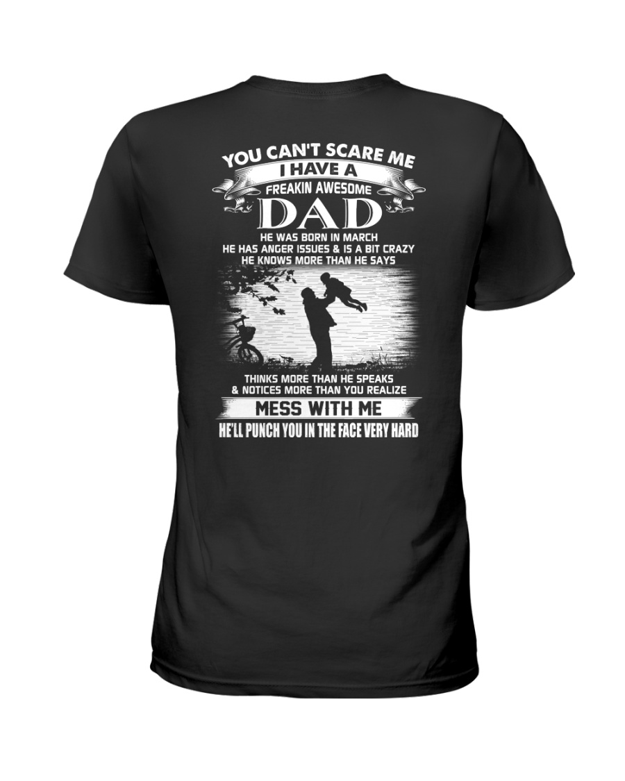 march awesome dad Ladies T-Shirt