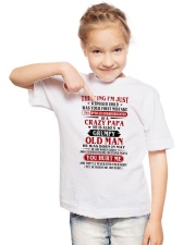 crazy papa born in may Youth T-Shirt lifestyle-youth-tshirt-front-2