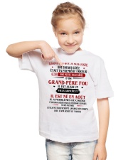 d'un grand pere fou aout Youth T-Shirt lifestyle-youth-tshirt-front-2