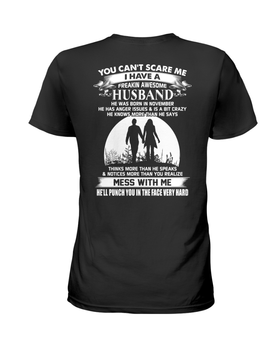 november awesome husband Ladies T-Shirt