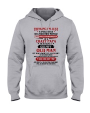 crazy papa born in january Hooded Sweatshirt thumbnail