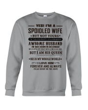 spoiled wife december Crewneck Sweatshirt thumbnail