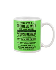 spoiled wife december Mug thumbnail