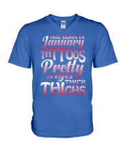 1-tattoo-betty V-Neck T-Shirt thumbnail