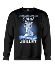 chat juillet Crewneck Sweatshirt thumbnail
