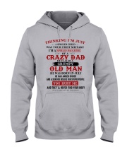 crazy dad born in july Hooded Sweatshirt thumbnail