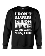 drink beer Crewneck Sweatshirt thumbnail