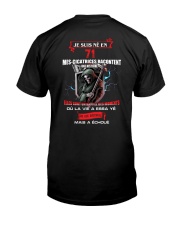 je suis ne en 71 Classic T-Shirt back