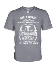 one a nurse V-Neck T-Shirt thumbnail