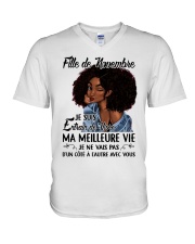 novembre meilleure V-Neck T-Shirt thumbnail
