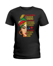 enero soy una reina Ladies T-Shirt front