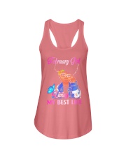 february girl Ladies Flowy Tank thumbnail